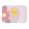 Adorable Baby Duck in Raincoat Bath Mat