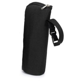 Insulation Feeding Bottle Bag Kettle (Color: black)